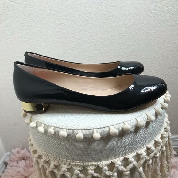 NWT Steve‎ Madden patent leather round tie flats - Picture 2 of 9